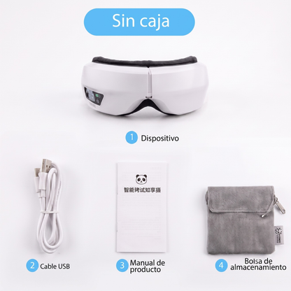 Masajeador de ojos Sireluna sin caja, contenido del paquete