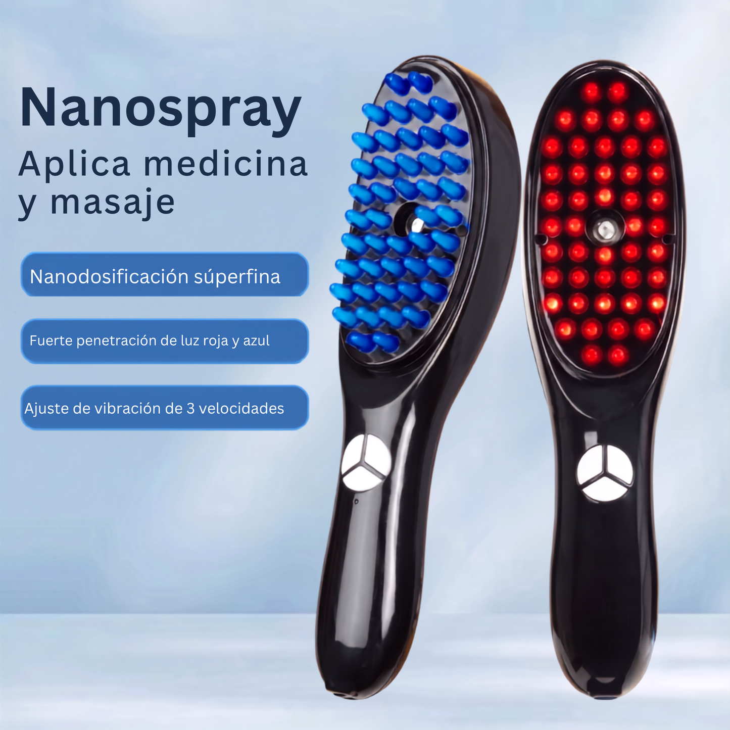 Cepillo Nano Spray Sireluna - modo de uso