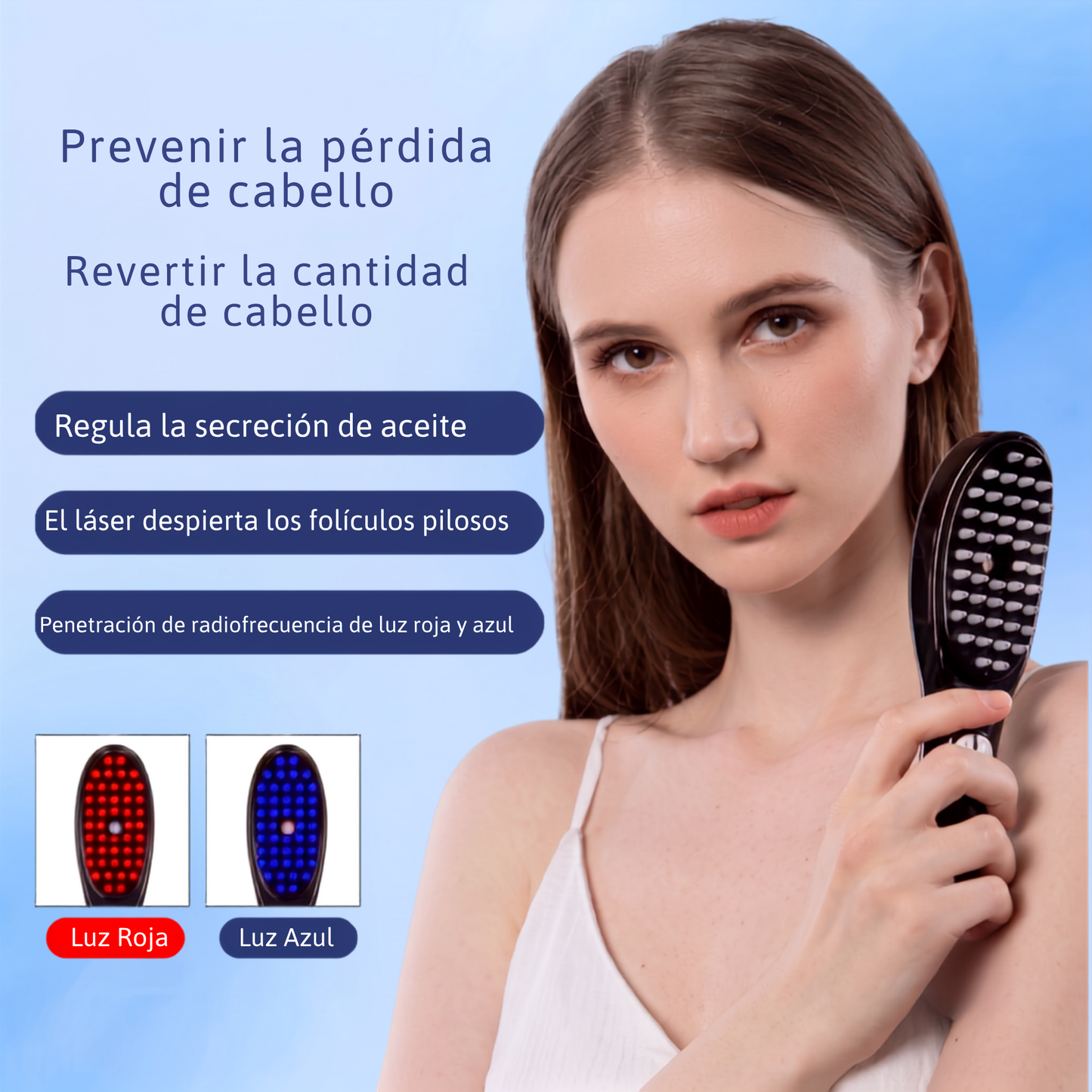 Cepillo Nano Spray Sireluna - contenido del paquete